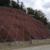 Consolidamento versante con rete e biostuoia in aderenza