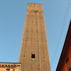 Restoration work on the walls of the ''Prendiparte-Bed & Brekfast'' Tower in Bologna